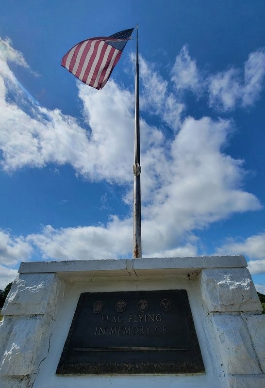 Flag Flying In Memory Of Marker image. Click for full size.