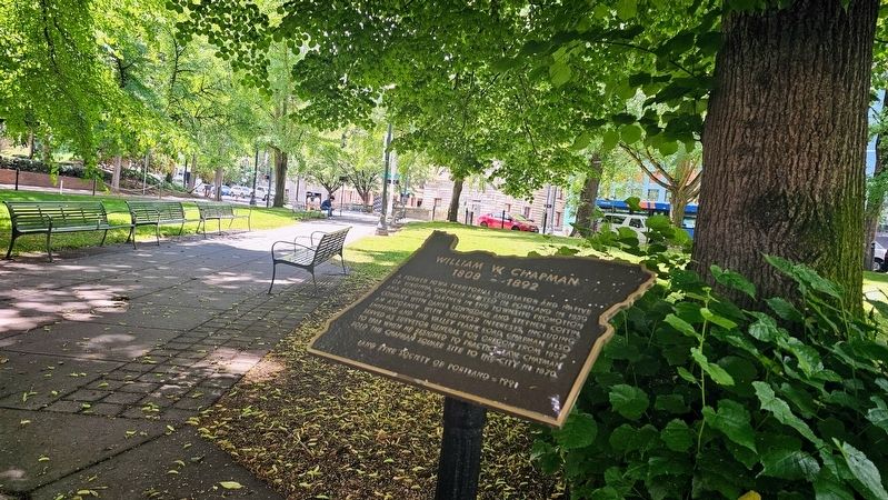 William W. Chapman Marker. Click for full size. William W. Chapman Marker image. Click for full size.