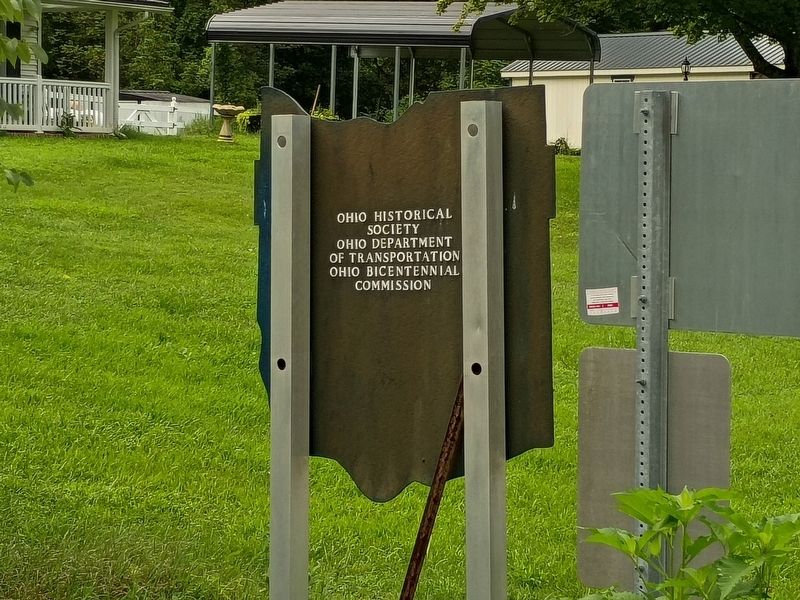 Wilkesville Marker. Click for full size. Wilkesville Marker image. Click for full size.
