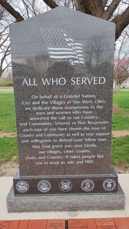 All Who Served Marker image. Click for full size.