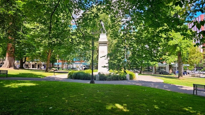 Spanish�American War Soldier's Monument image. Click for full size.