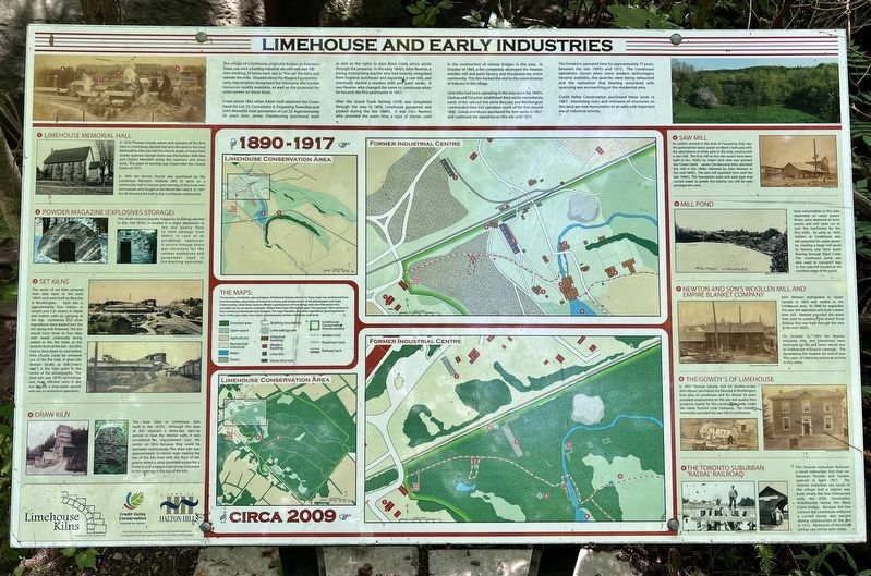 Limehouse and Early Industries Marker. Click for full size. Limehouse and Early Industries Marker image. Click for full size.