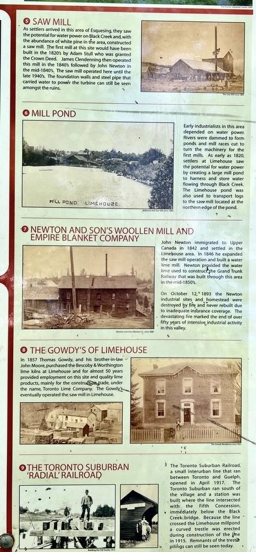 Limehouse and Early Industries marker photos and captions detail (right). Click for full size. Limehouse and Early Industries marker photos and captions detail (right) image. Click for full size.