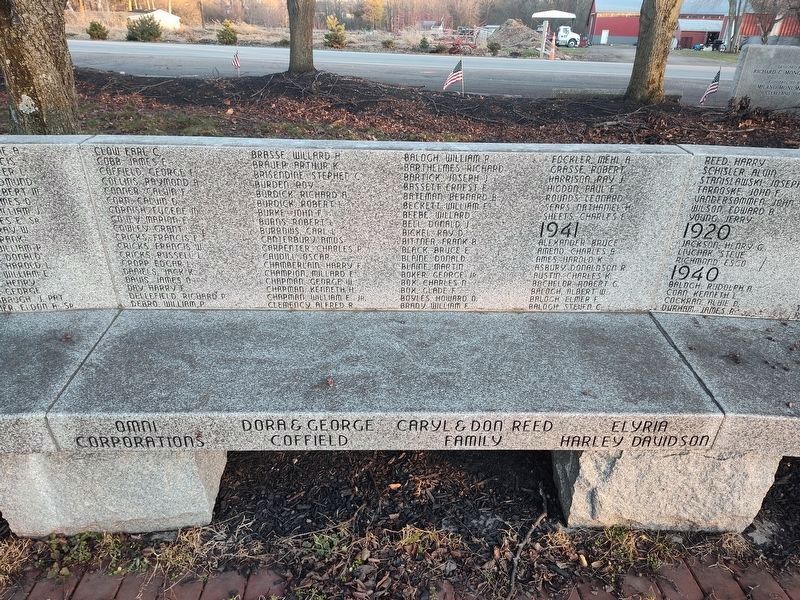 Eaton Township Veterans Memorial. Click for full size. Eaton Township Veterans Memorial image. Click for full size.