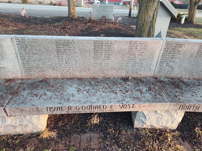 Eaton Township Veterans Memorial. Click for full size. Eaton Township Veterans Memorial image. Click for full size.