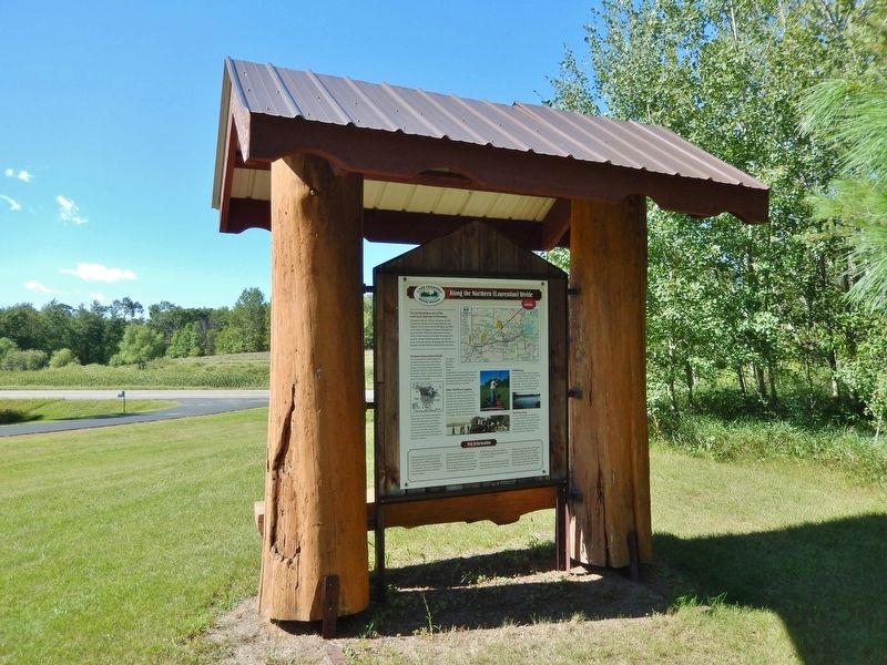 Along the Northern (Laurentian) Divide Marker. Click for full size. Along the Northern (Laurentian) Divide Marker image. Click for full size.