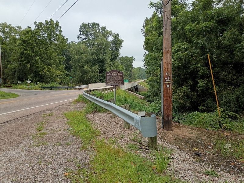 Gallia County State Route 160 Raccoon Creek Bridge Marker. Click for full size. Gallia County State Route 160 Raccoon Creek Bridge Marker image. Click for full size.