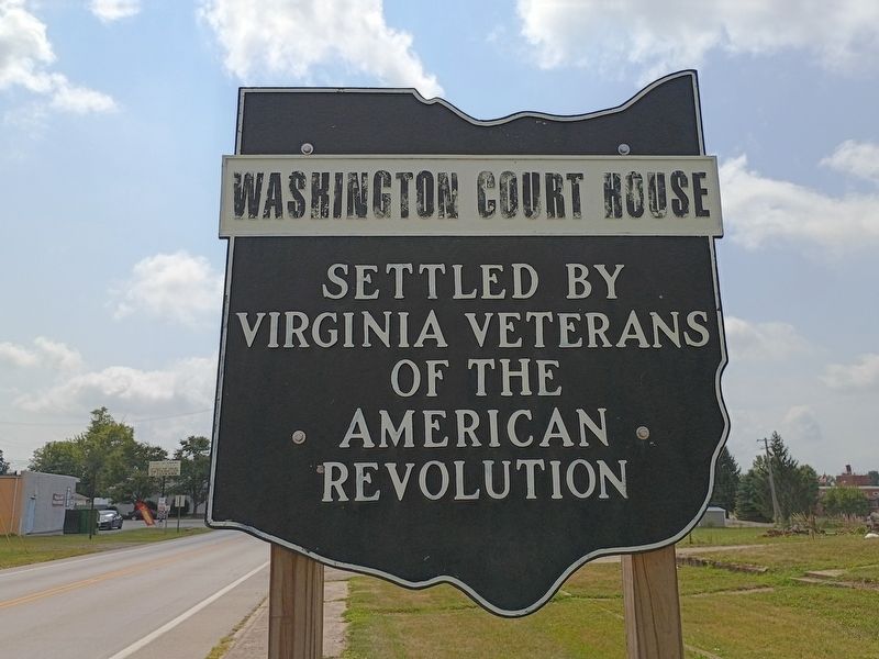 Washington Court House Marker. Click for full size. Washington Court House Marker image. Click for full size.