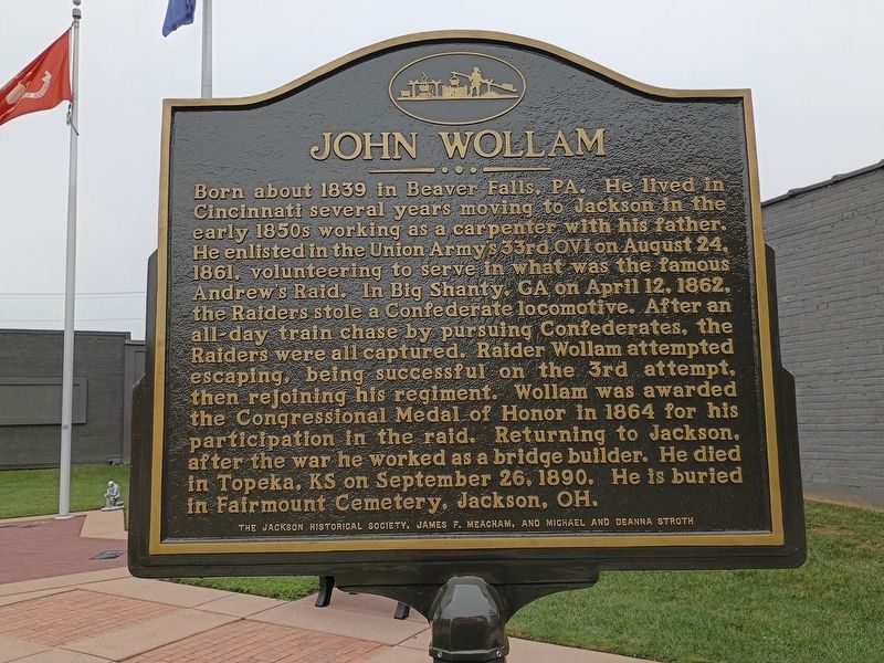 John Wollam Marker. Click for full size. John Wollam Marker image. Click for full size.