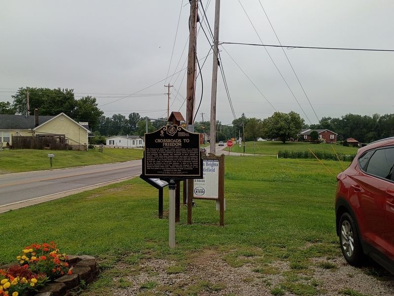 Crossroads To Freedom Marker. Click for full size. Crossroads To Freedom Marker image. Click for full size.