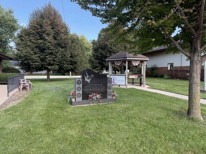 Creston Veterans Memorial & Lincoln Highway Gazebo. Click for full size. Creston Veterans Memorial & Lincoln Highway Gazebo image. Click for full size.
