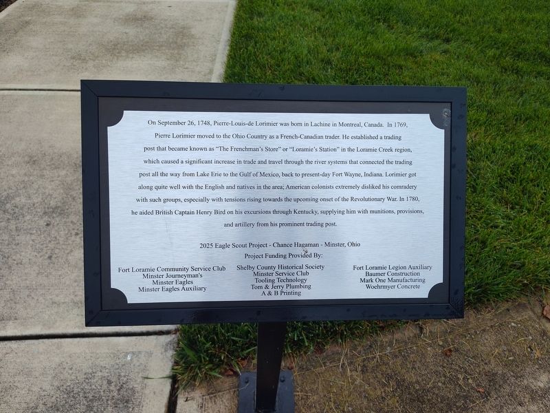 On September 26, 1748 Marker image. Click for full size.