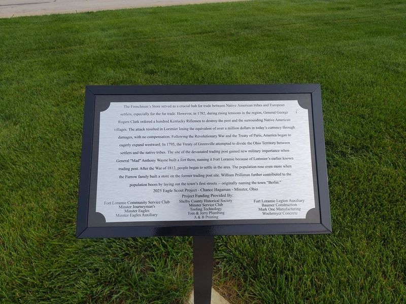 The Frenchman’s Store Marker. Click for full size. The Frenchman’s Store Marker image. Click for full size.