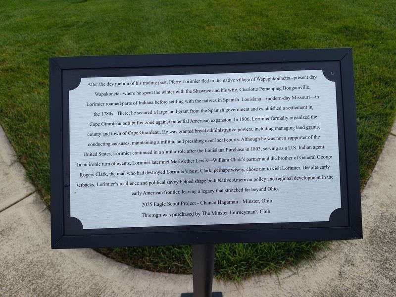 After the Destruction of his Trading Post Marker. Click for full size. After the Destruction of his Trading Post Marker image. Click for full size.