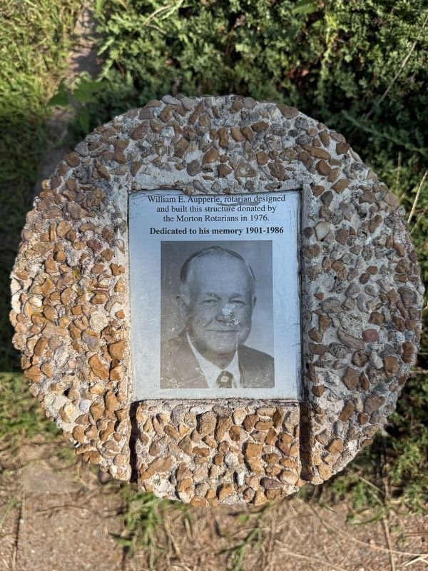 William E. Aupperle Rotary Marker. Click for full size. William E. Aupperle Rotary Marker image. Click for full size.