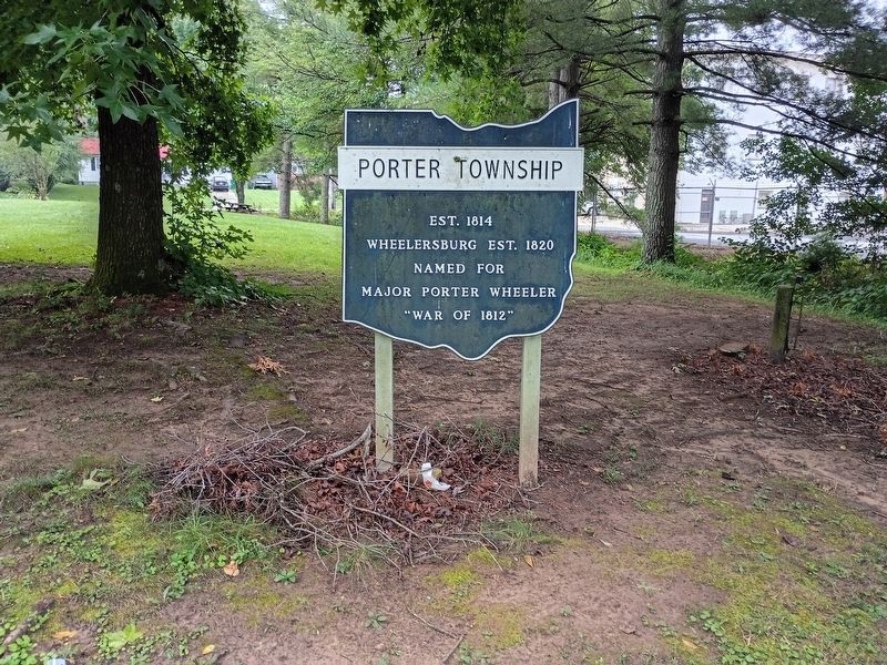 Porter Township Marker. Click for full size. Porter Township Marker image. Click for full size.