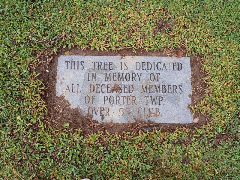 Porter Township Marker. Click for full size. Porter Township Marker image. Click for full size.