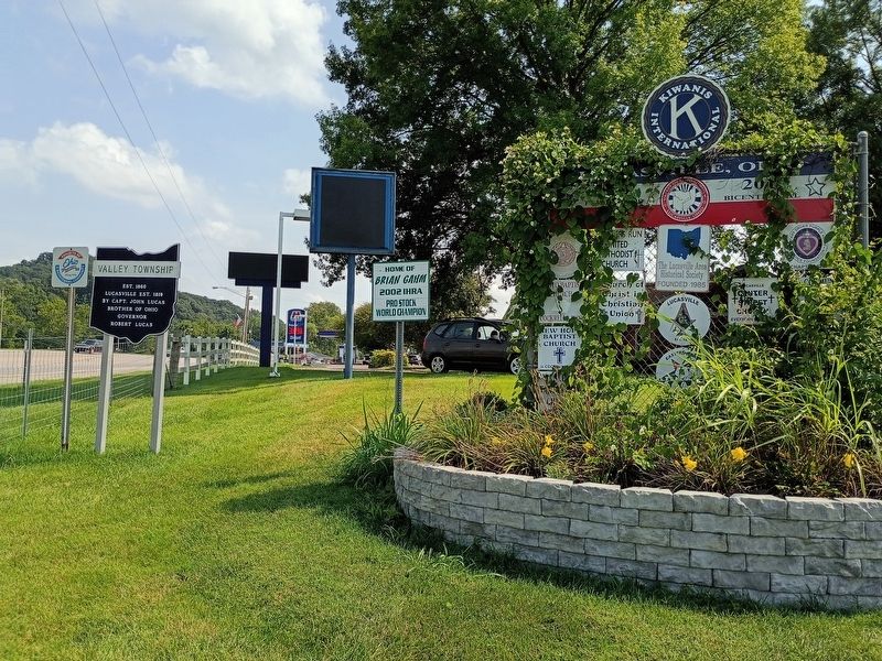Valley Township Marker. Click for full size. Valley Township Marker image. Click for full size.