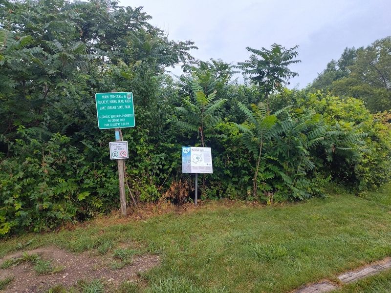 You Are On The Buckeye Trail Marker. Click for full size. You Are On The Buckeye Trail Marker image. Click for full size.