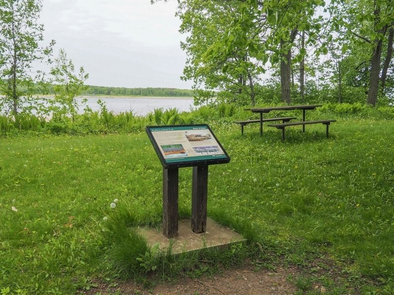 House & Home Marker at the Cooper Site on the Kathio Landmark Trail. Click for full size. House & Home Marker at the Cooper Site on the Kathio Landmark Trail image. Click for full size.