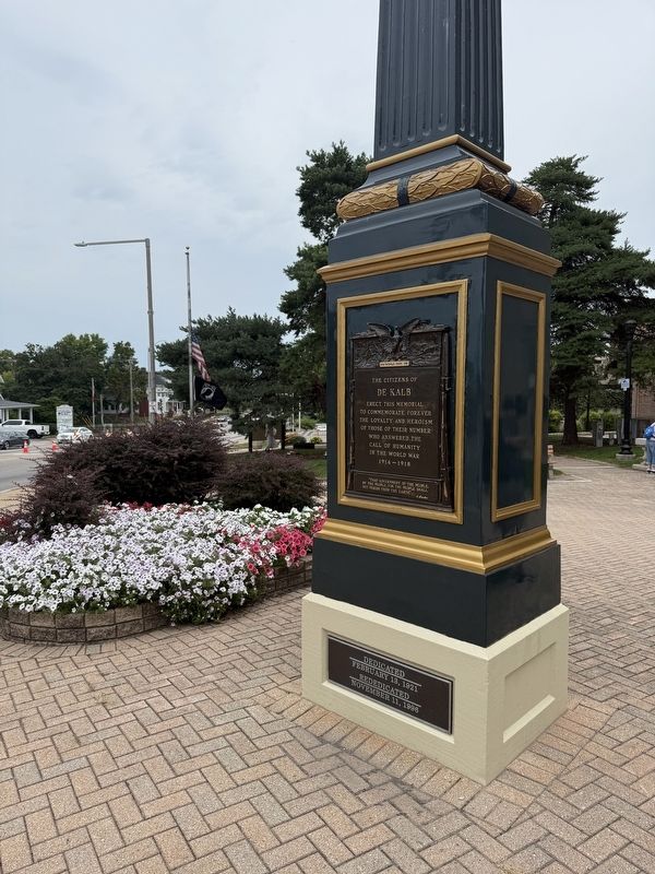 DeKalb World War I Memorial. Click for full size. DeKalb World War I Memorial image. Click for full size.