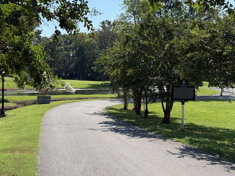 View of Early History of Lexington Marker from Highway 101. Click for full size. View of Early History of Lexington Marker from Highway 101 image. Click for full size.
