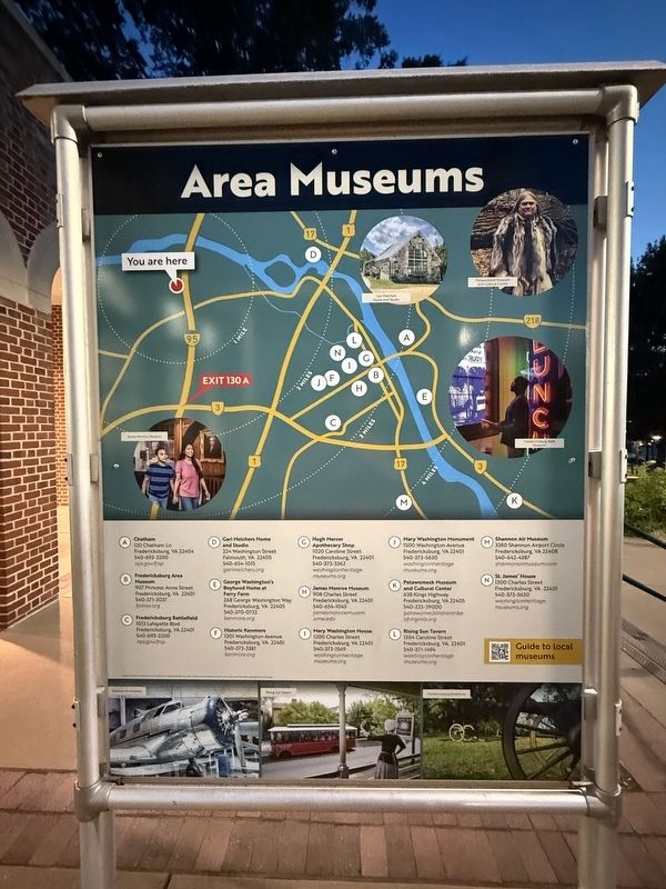 Area Museums side of the marker image. Click for full size.