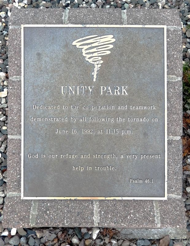 Unity Park Marker. Click for full size. Unity Park Marker image. Click for full size.
