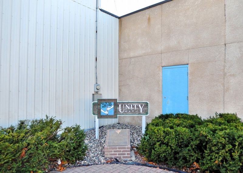 Unity Park Marker. Click for full size. Unity Park Marker image. Click for full size.