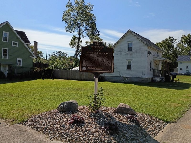The Barker Family Home / Sarah Daisy Barker Thomas Marker. Click for full size. The Barker Family Home / Sarah Daisy Barker Thomas Marker image. Click for full size.