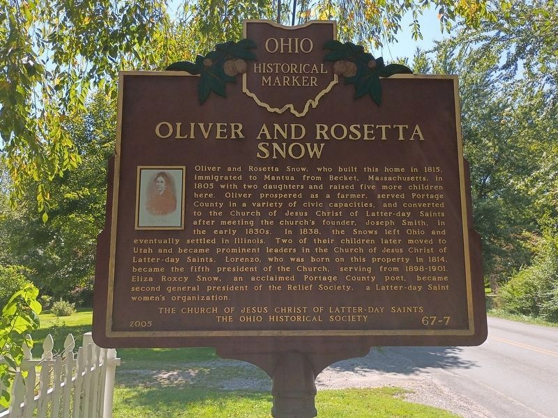 Oliver and Rosetta Snow Marker. Click for full size. Oliver and Rosetta Snow Marker image. Click for full size.