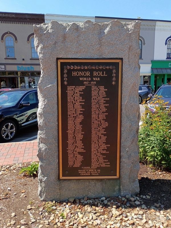 Honor Roll Marker. Click for full size. Honor Roll Marker image. Click for full size.