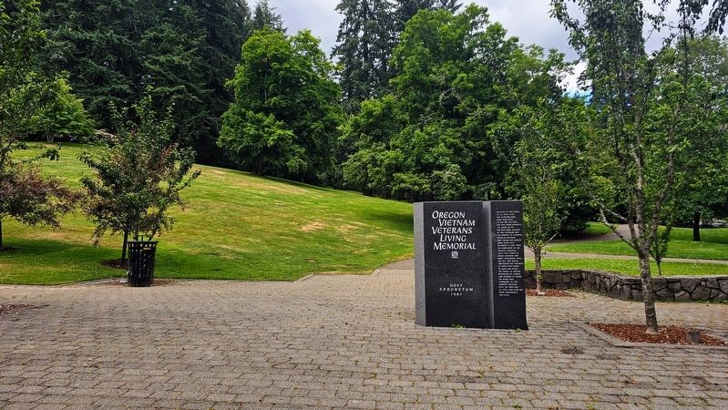 Oregon Vietnam Veterans Living Memorial. Click for full size. Oregon Vietnam Veterans Living Memorial image. Click for full size.