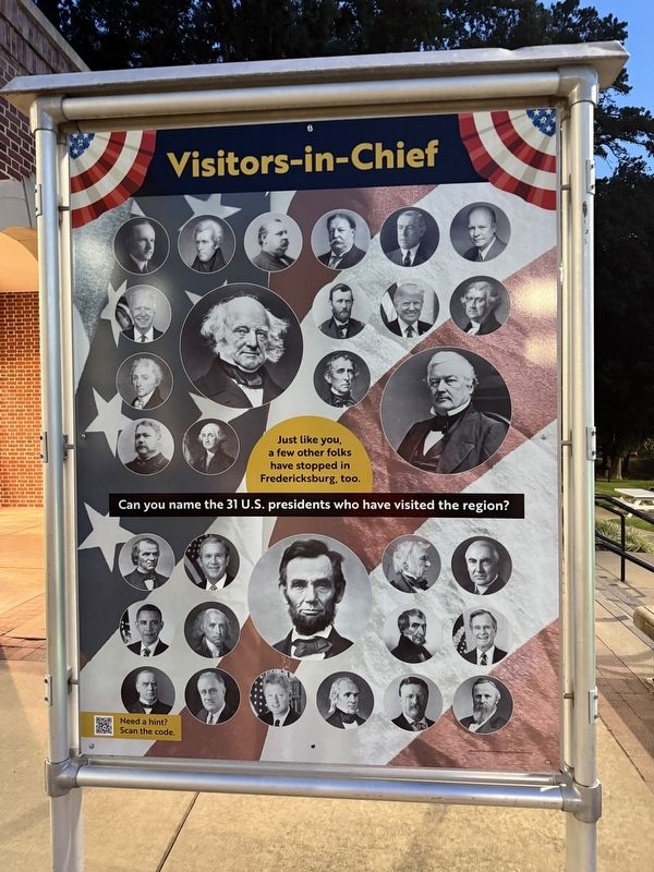 Visitors-in-Chief side of the marker. Click for full size. Visitors-in-Chief side of the marker image. Click for full size.