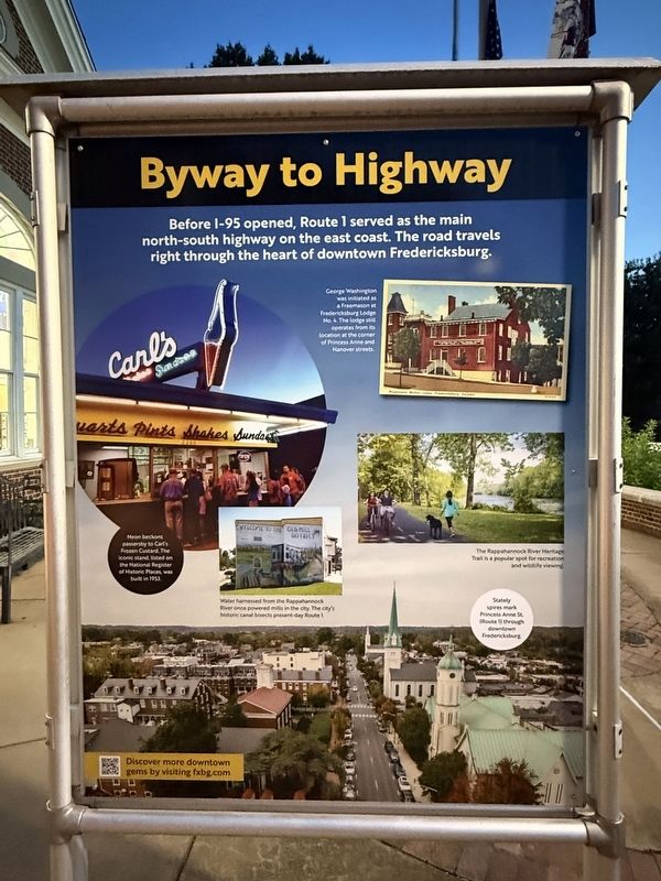 Byway to Highway side of the marker. Click for full size. Byway to Highway side of the marker image. Click for full size.