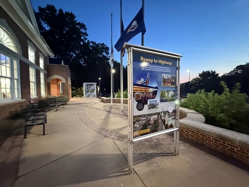 Fredericksburg in a Flash / Byway to Highway Marker. Click for full size. Fredericksburg in a Flash / Byway to Highway Marker image. Click for full size.