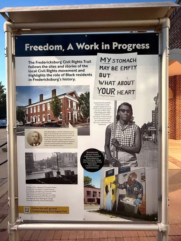 Freedom, A Work in Progress side of the marker. Click for full size. Freedom, A Work in Progress side of the marker image. Click for full size.
