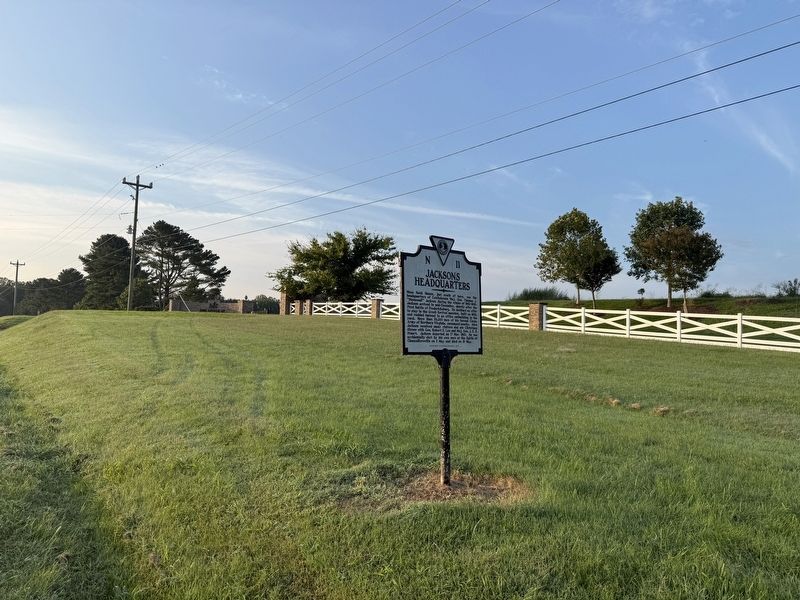 Jackson's Headquarters Marker. Click for full size. Jackson's Headquarters Marker image. Click for full size.
