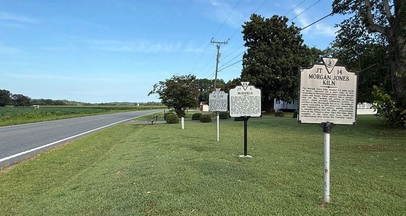Three Virginia Department of Historic Resources Markers on Display. Click for full size. Three Virginia Department of Historic Resources Markers on Display image. Click for full size.