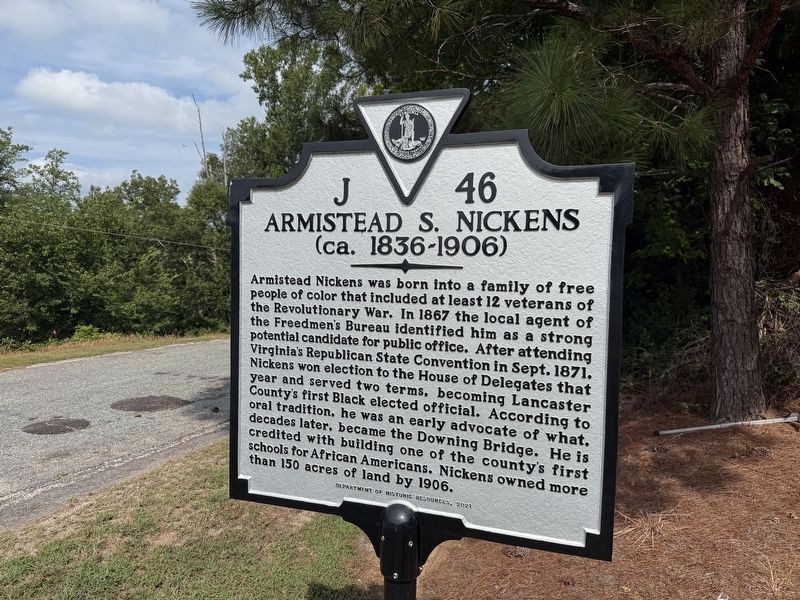 Armistead S. Nickens Marker. Click for full size. Armistead S. Nickens Marker image. Click for full size.