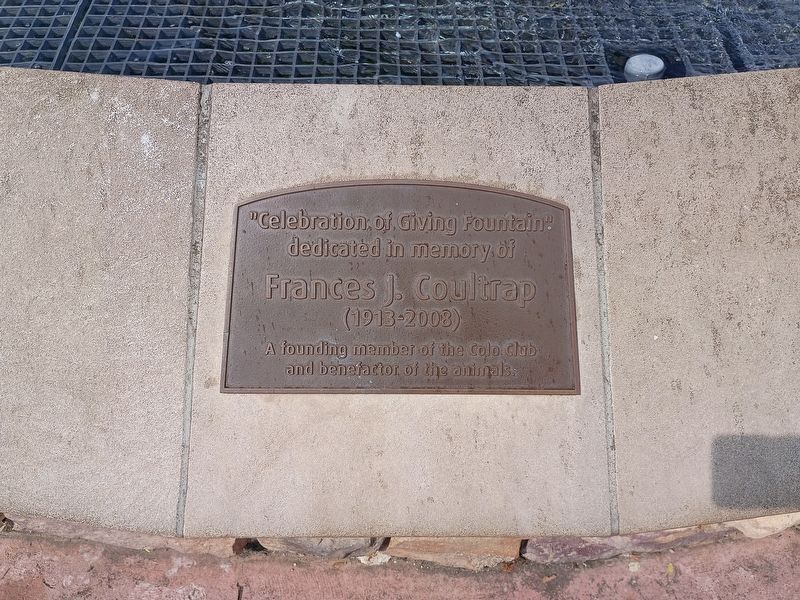 "Celebration of Giving Fountain" Marker image. Click for full size.