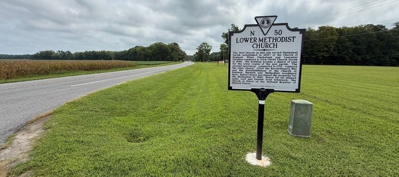 Lower Methodist Church Marker image. Click for full size.