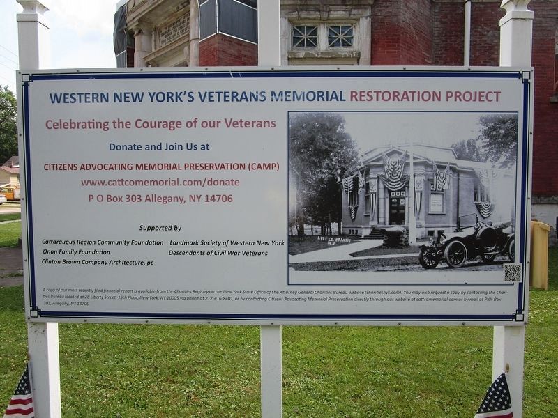 War Memorial Project Information image. Click for full size.