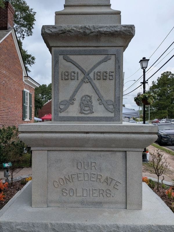 Mathews County Confederate Monument. Click for full size. Mathews County Confederate Monument image. Click for full size.