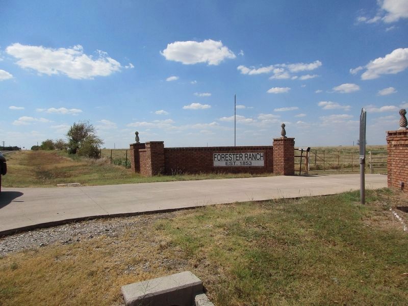Forester Ranch Marker image. Click for full size.