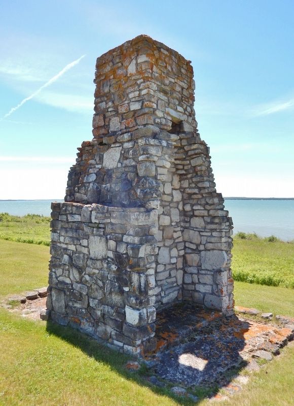 Fort St. Joseph Chimney. Click for full size. Fort St. Joseph Chimney image. Click for full size.