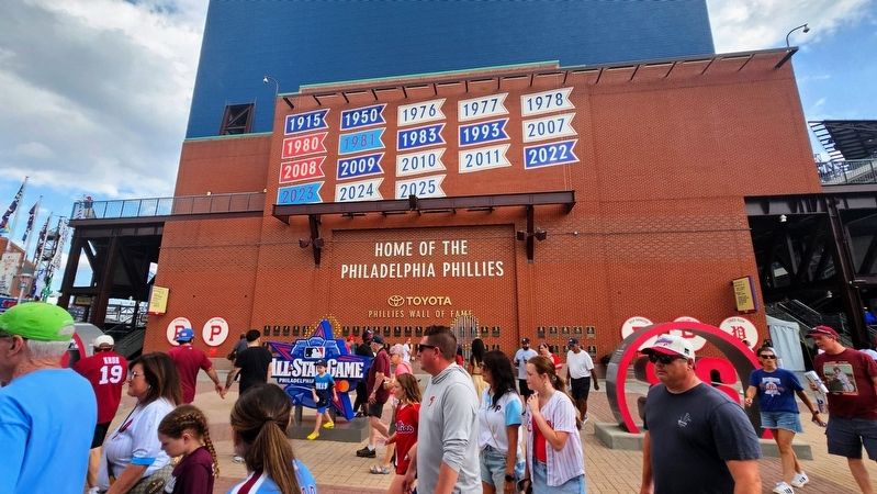 Philadelphia Phillies Wall of Fame. Click for full size. Philadelphia Phillies Wall of Fame image. Click for full size.