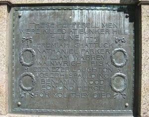Bunker Hill Memorial Bench image. Click for full size.