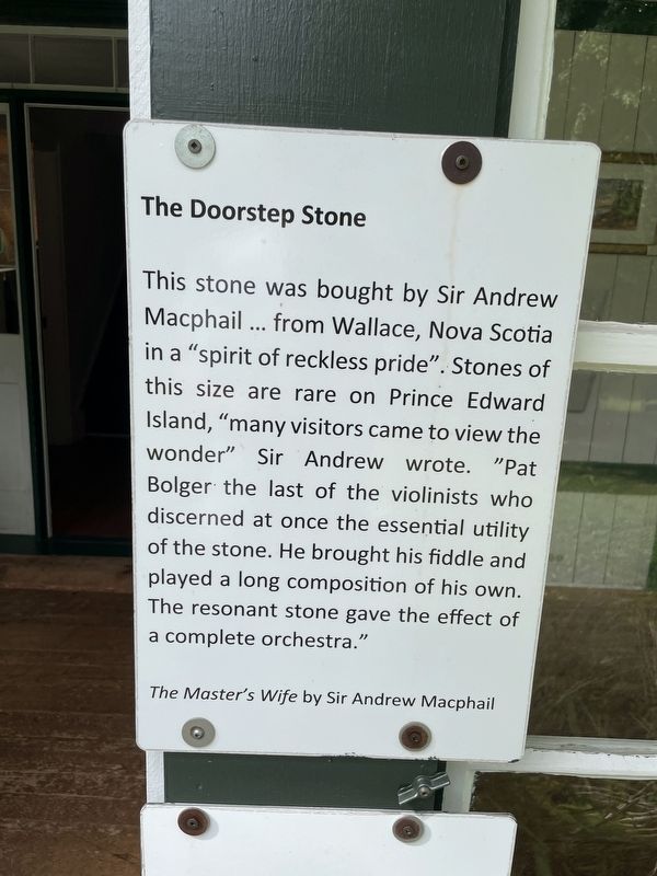 The Doorstep Stone Marker image. Click for full size.