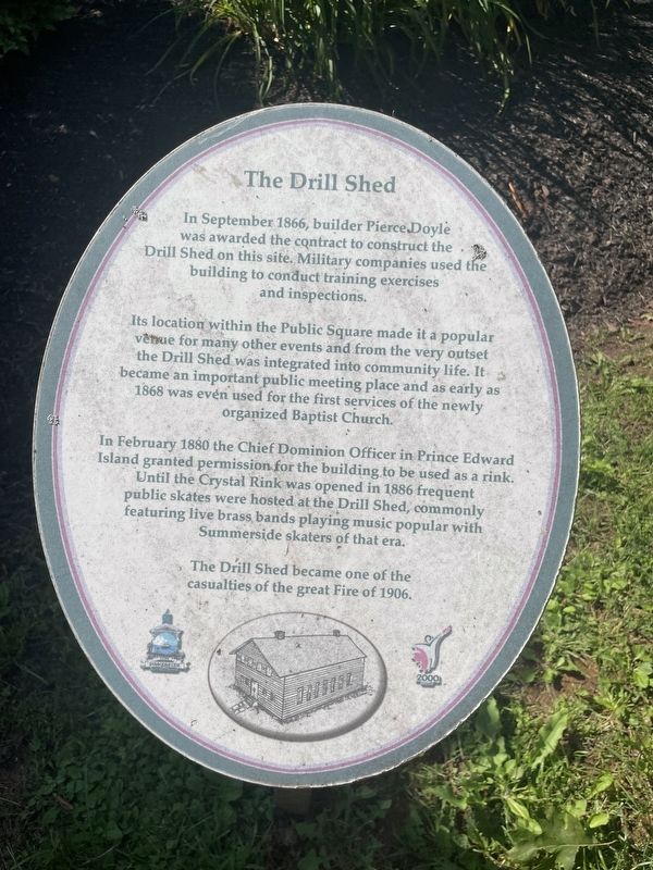 The Drill Shed Marker image. Click for full size.